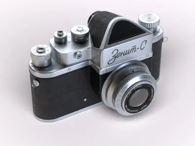 Zenit-S camera 3D model