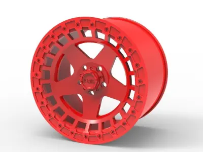 WARP BEADLOCK wheel rim model 3D print model