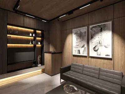 Private Lounge 3D model
