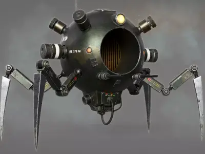 Spider droid 3D model