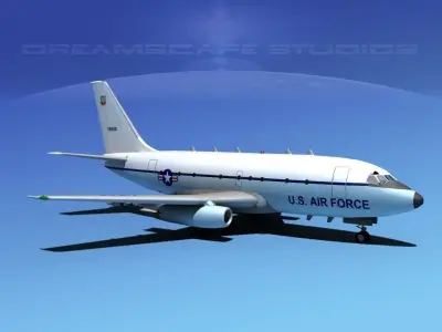 Boeing T-43 V02 USAF 3D model