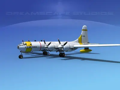 Boeing WB-50 Superfortress II  3D model