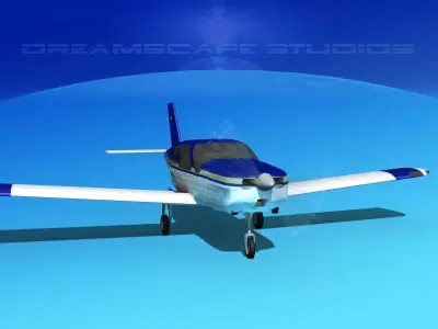 Socata TB-20 Trinidad V02 3D model