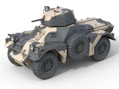 5 Military Vehicles Collection v29 Low-poly 3D model