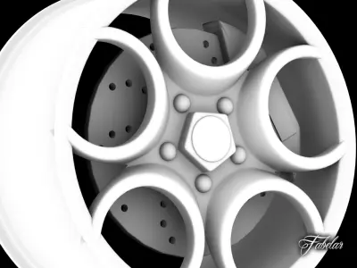 Alfa 8C rim 3D model
