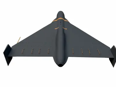 Shahed-238 UAV 3D model