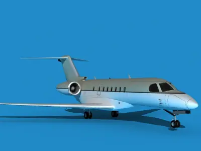Cessna Citation C700 Longitude V08 3D model