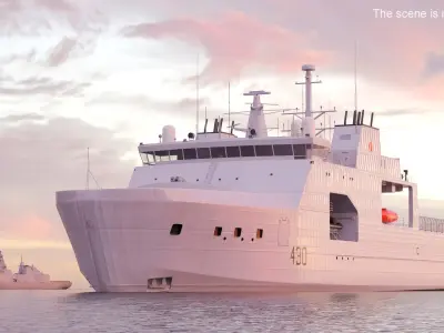 Offshore Patrol Vessel 3D model