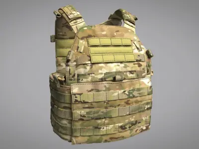 Military Bulletproof Vest LBT 6094 - MD project 3D model