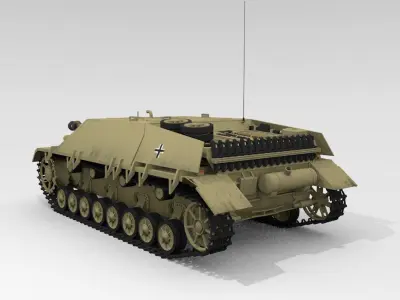 Jagdpanzer IV L48 3D model