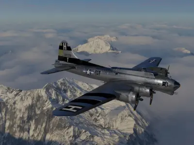 B-17G Flying Fortress Heavens Above 3D model