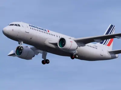 Air France A320 3D model