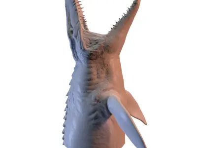 Mosasaurus jurassic world figure 2 3dprint 3D print model
