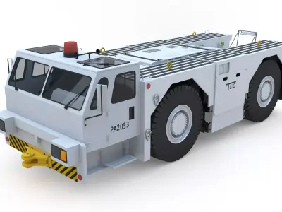  Heavy Tug Aircraft Tractor 3D model