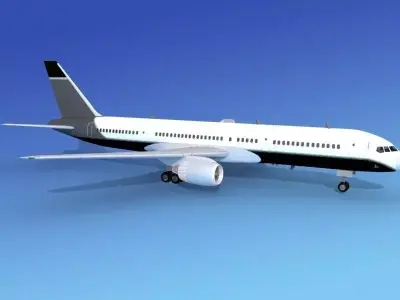 Boeing 757-200 Corporate 8 3D model