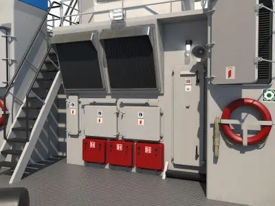 Tugboat 3D model get
