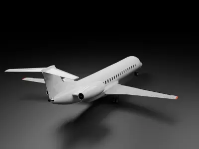 Embraer E135 E145 3D model