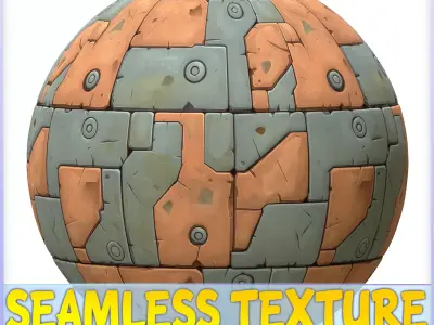 SciFi Seamless Texture Texture 76