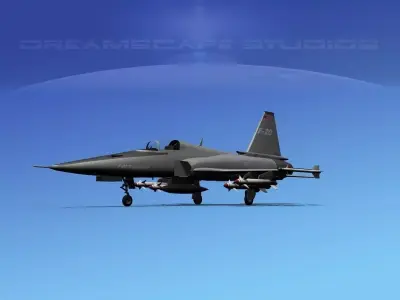 Northrop F-20 Tigershark V13 3D model