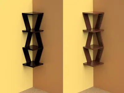 corner shelf  Free 3D model