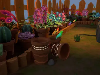 Bird House Environment 3D model