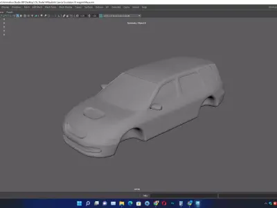 Mitsubishi Lancer Evolution IX body for 3d printing Free 3D model