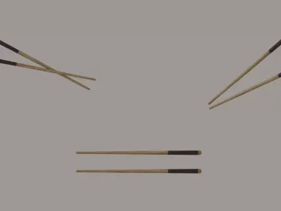 Chopsticks 3D model
