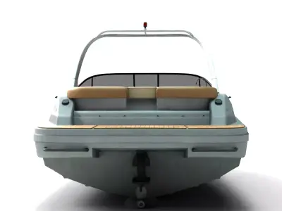 Luxury Boat Premium Performance Modern Design 3D model