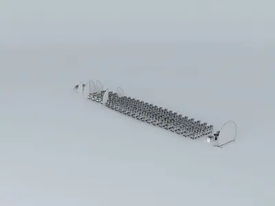 Airbus A320 Interior Free 3D model