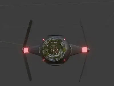 Star destroyer Free low-poly 3D model