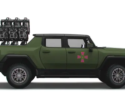GMC Hummer EV Brimstone SLS 2022 3D model