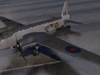 Vickers Wellington Mk-3 3D model