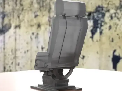 Fighter Jet Pilot Seat 3D print model