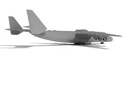 Antonov airplane 3D model