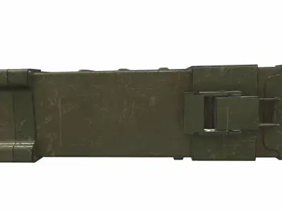 Radio military AN PRC-77 3D model