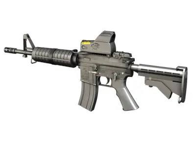 Colt M4A1 Commando MARS 3D model