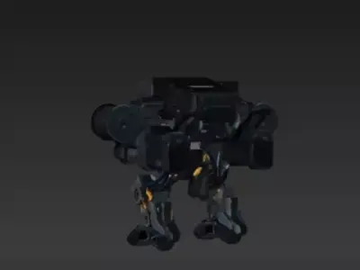 Mecha 3 by Tripo Free 3D model