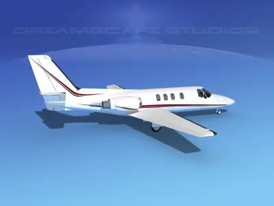 Cessna 500 Citation I V11 3D model