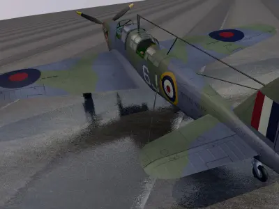 Fairey Fulmar Mk-1 3D model