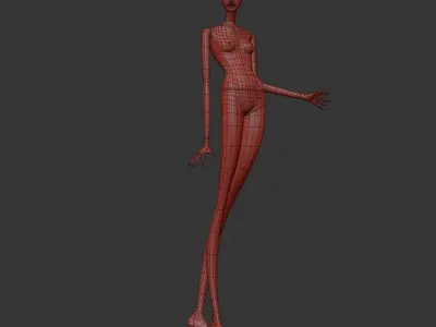 Mannequin 602 coll60 3D model