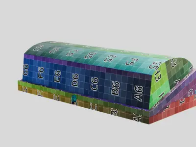 Utility Transformer Box with 4K Textures Low-poly 3D model