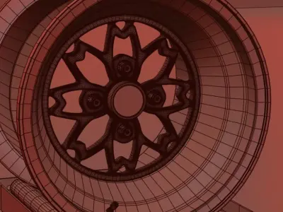 Techno Racing Yayoi Low-poly 3D model