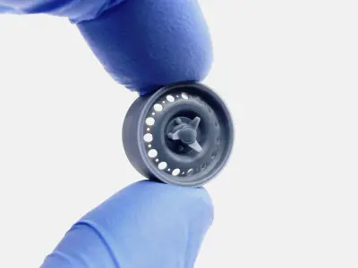 15x8 Dunlop D Type Wheel and Brake 3D print model