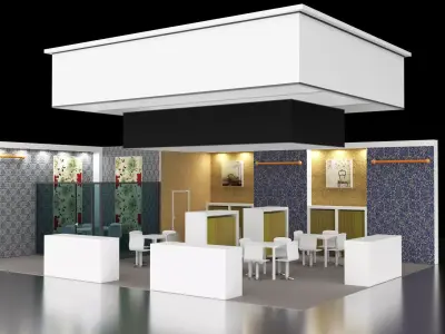 Exhibition 3 Stand Design 3D model