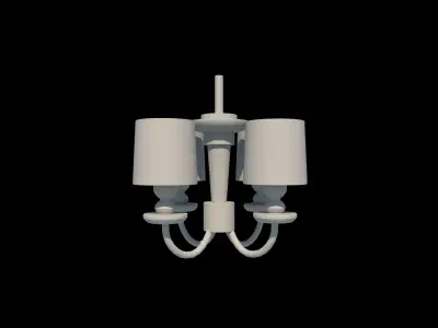ceiling light Free low-poly 3D model