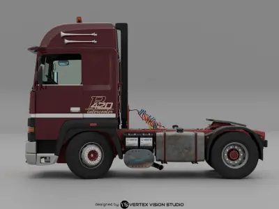 RENAULT R420 4X2 V8 Turbo Intercooler 3D model