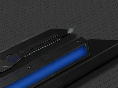 Sci Fi High Frequency Sword 3D model