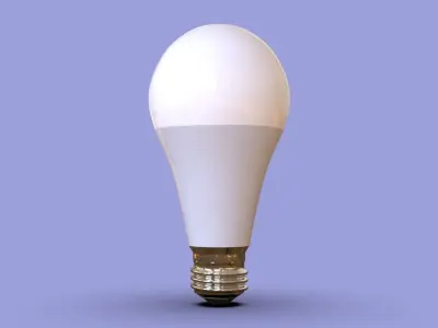 Simple light bulb model 3D model