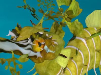 Leafy sea dragon rigged 3D model