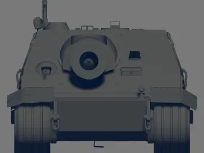 38 cm Sturmmorser 3D model